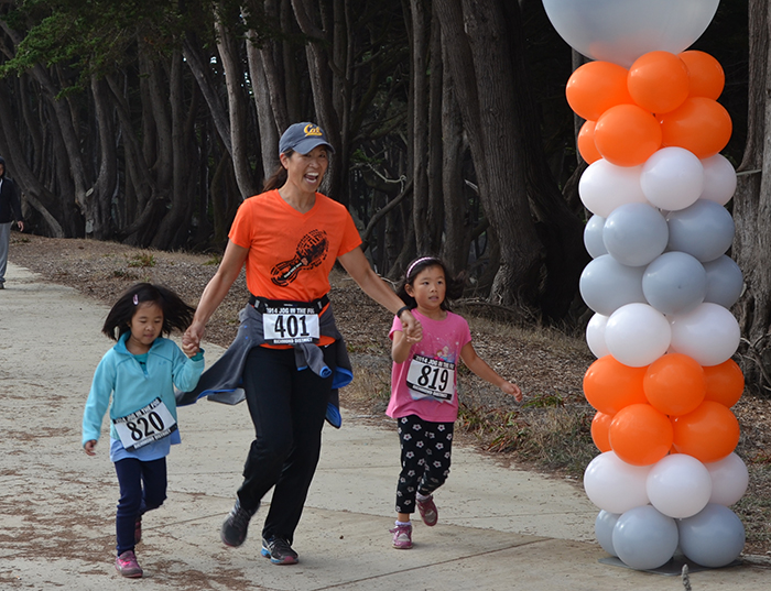 Family fun at Jog in the Fog!