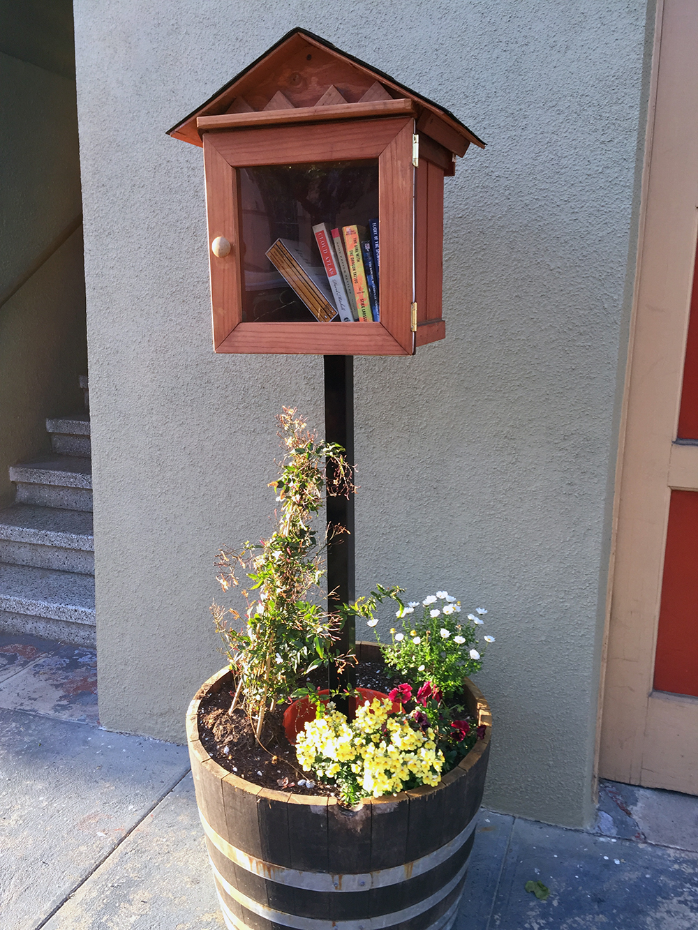 A Neighborly Lending Library On California Street Richmond District Blog