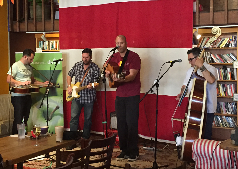 The "Colonels of Truth" playing at La Promenade Cafe