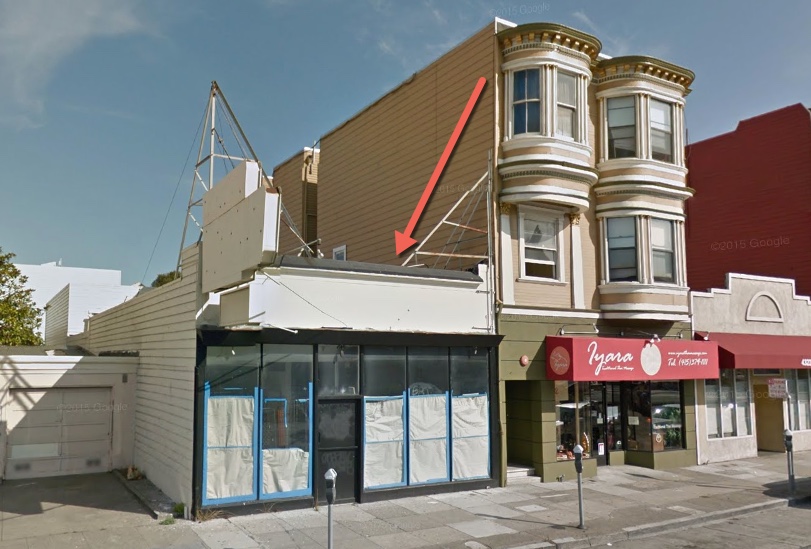 4334 Geary near 8th Avenue will be demolished soon to make room for a new mixed-use building