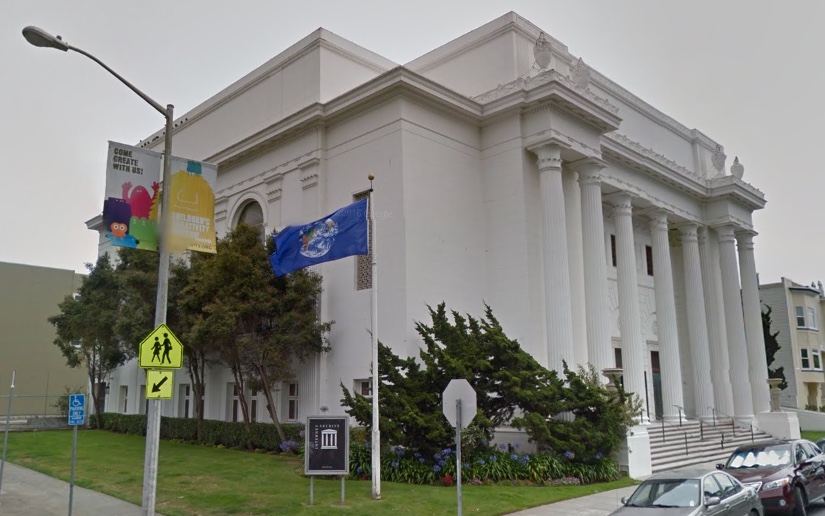 The Internet Archive, located at the corner of Funston and Clement.