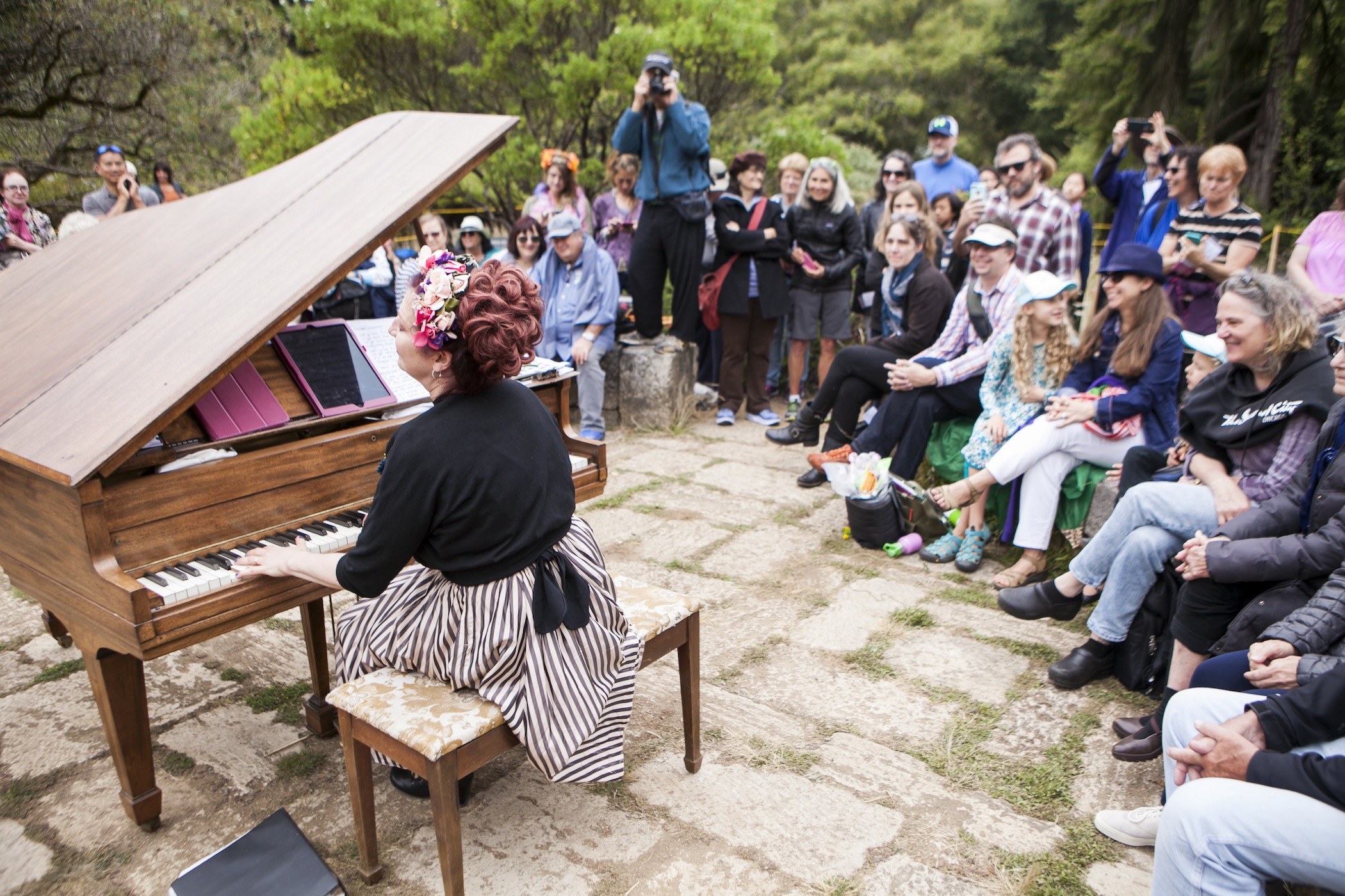 local links: flower piano starts thursday at botanical garden